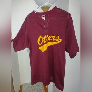 Fergus Falls Otters Minnesota High School XL Vintage Jersey. DA Athletic Jersey.